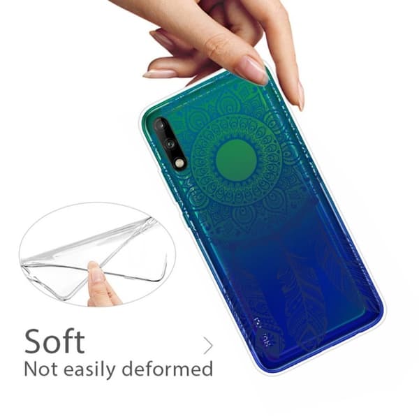 Deco Huawei P40 Lite E deksel - Malandablomst Blue