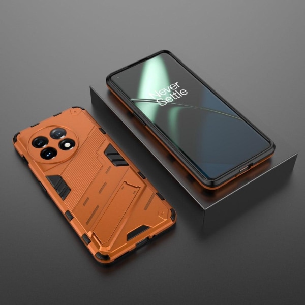 Stødsikker Hybrid Cover med A Moderne Touch til OnePlus 11 - Orange Orange