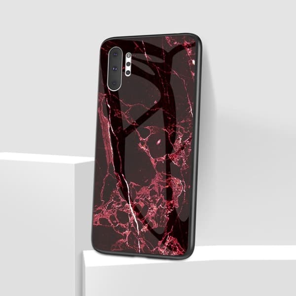 Fantasy Marble Samsung Galaxy Note 10 Plus kuoret - Punainen Red