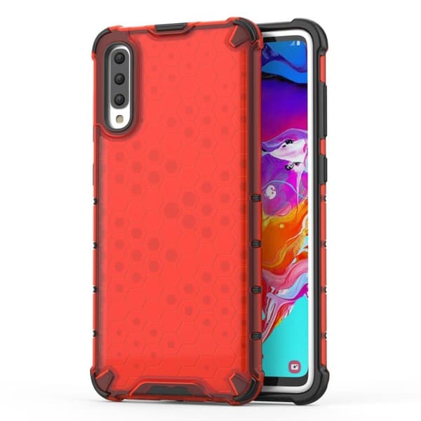 Bofink Honeycomb Samsung Galaxy A70 skal - Röd Röd