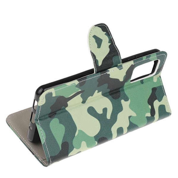 Wonderland Samsung Galaxy S20 Plus etui – Camouflagemønster Multicolor