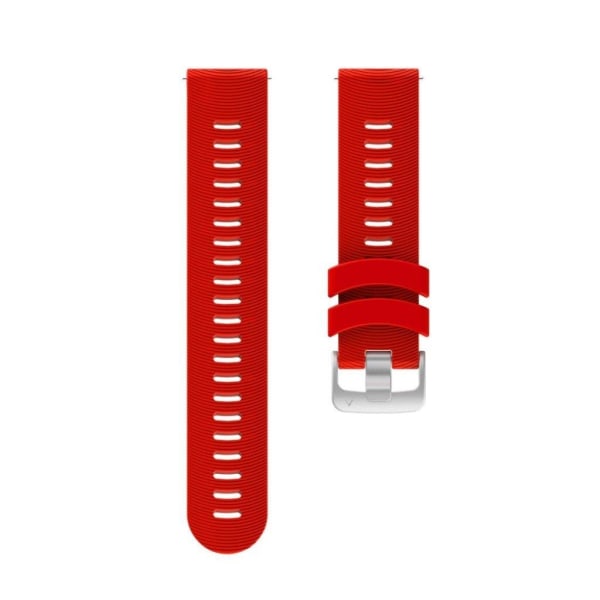 Garmin Forerunner 245 simple silicone watch band - Red Röd