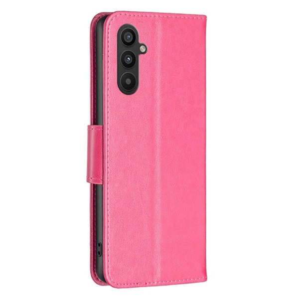 Butterfly Samsung Galaxy A34 5G Flippetui - Rose Pink