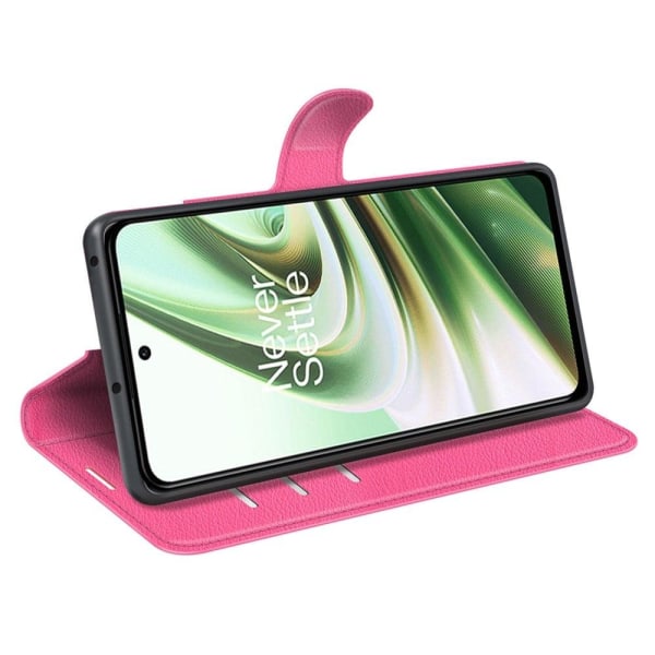 Classic OnePlus 10R / OnePlus Ace flip kuoret - Ruusu Pink