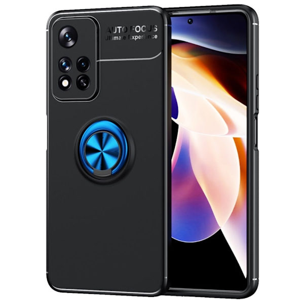 Ringo Etui Xiaomi Redmi Note 11 Pro Plus / 11 Pro - Svart / Blå Blue