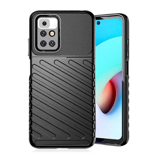 Thunder Xiaomi Redmi 10 Etui - Sort Black