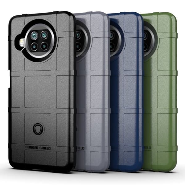 Rugged Shield Xiaomi Mi 10T Lite 5G kotelot - Musta Black