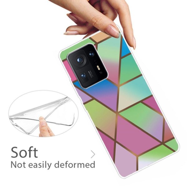 Marble Xiaomi Mix 4 Suojakotelo - Rose / Green And Blue Gradient Multicolor