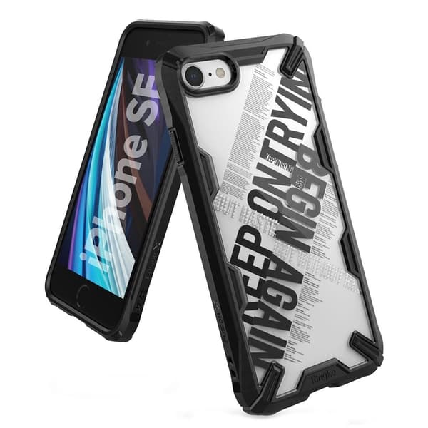 Ringke FUSION X DESIGN - iPhone SE 2020 / 8 / 7 - Risti Black