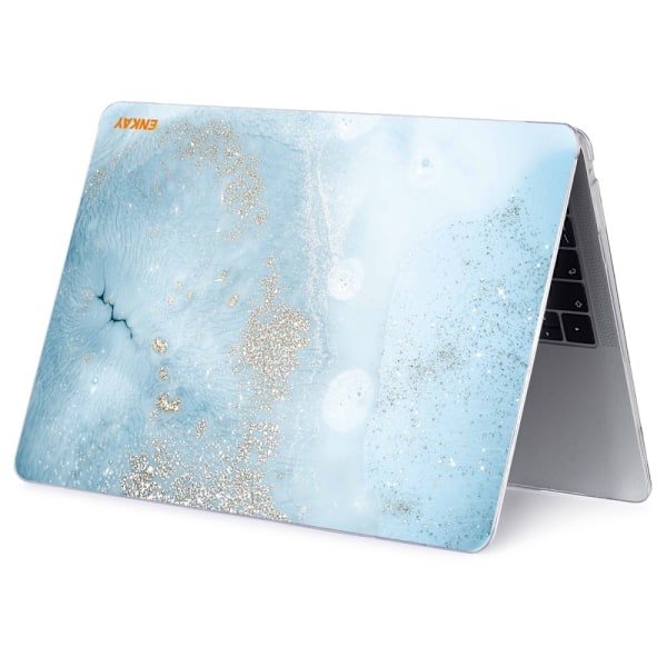 HAT PRINCE MacBook Pro 16 (A2141) streamer-valokuvioinen suojus - Sininen Ja Sininen Blue