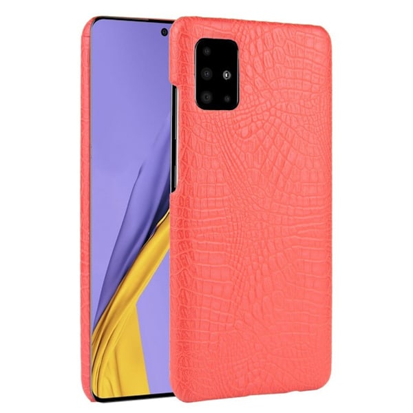 Croco deksel - Samsung Galaxy A71 5G - Rød Red
