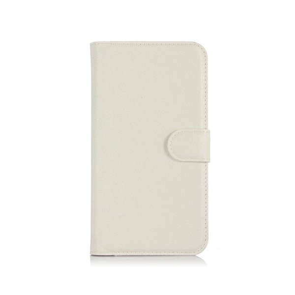 Acer Liquid Z630 beskyttende læder-etui m. kortholder - Hvid White