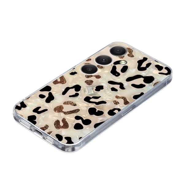 Vibe Samsung Galaxy A25 -kansi - Leopardikuvio Brown
