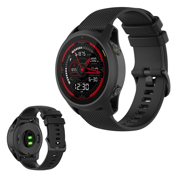 Garmin Forerunner 745 grid silikon klockarmband - svart Svart