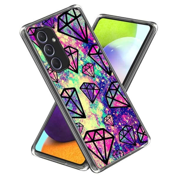 Deco Samsung Galaxy A34 5G cover - Diamanter Purple