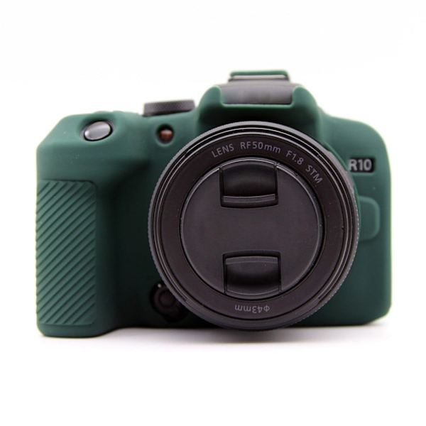 Canon EOS R10 silikonisuojus - Mustanvihreä Green