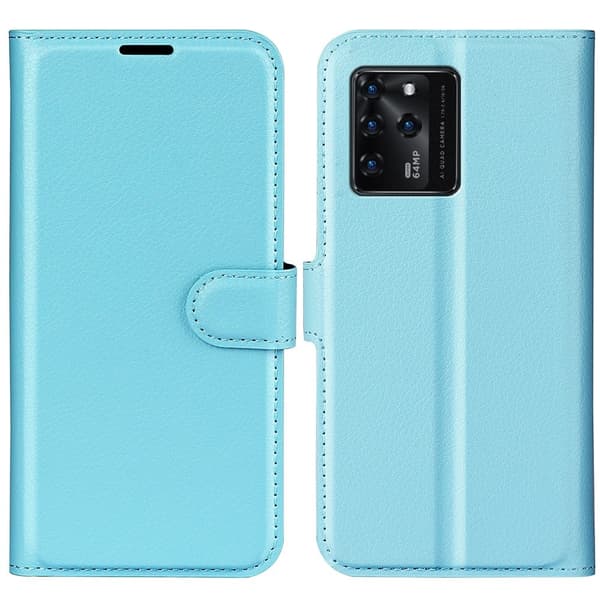 Classic ZTE Blade V30 Flip Etui - Blå Blue