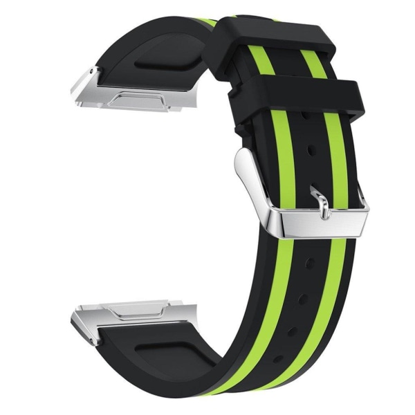 Fitbit Ionic design ranneke - Musta / Vihreä Multicolor