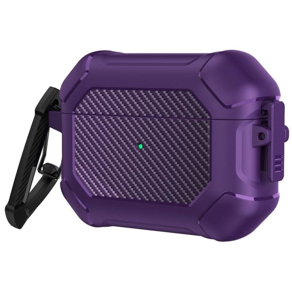 AirPods Pro carbon fiber style case - Purple Lila