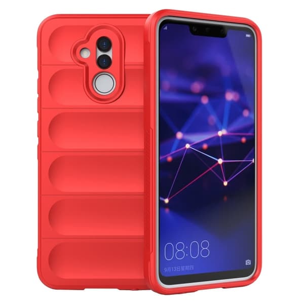 Deksel med mykt grep for Huawei Mate 20 Lite - Rød Red