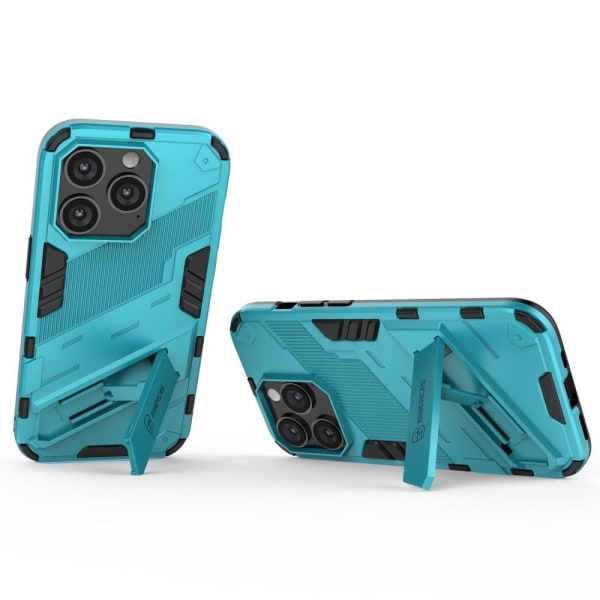 Shockproof Hybrid Suojakuori With A Modern Touch For iPhone 14 Pro Max - Vauvasininen Blue