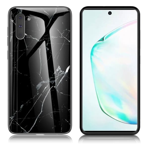 Fantasy Marble Samsung Galaxy Note 10 cover - Svart Black