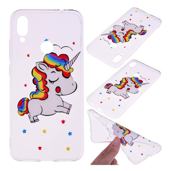 Deco Xiaomi Redmi Note 7 / Note 7 Pro / Note 7S cover – Enhjørning Multicolor