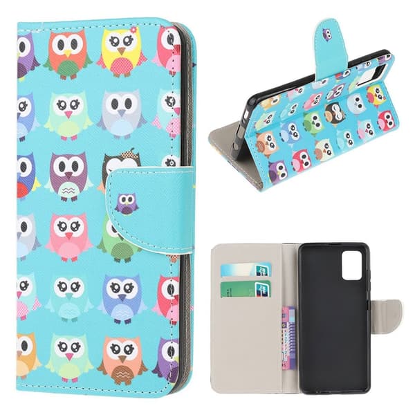 Wonderland Xiaomi Redmi Note 10S / Note 10 Flip etui - Cartoon Necklaces Multicolor