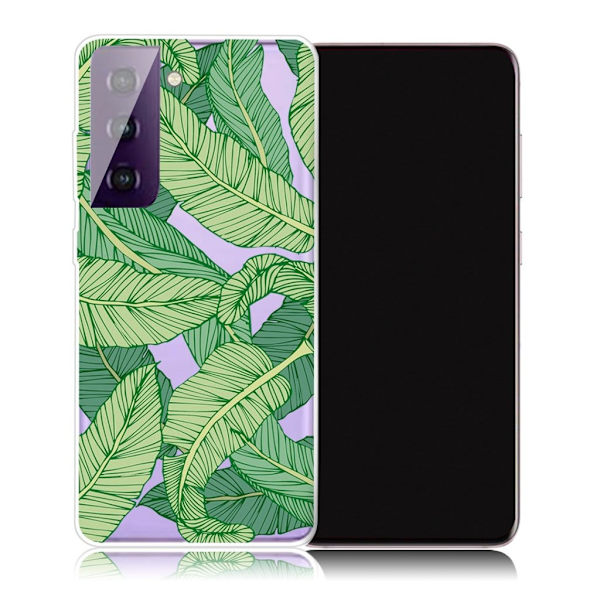 Deco Samsung Galaxy S21 Plus etui - Leaf Green