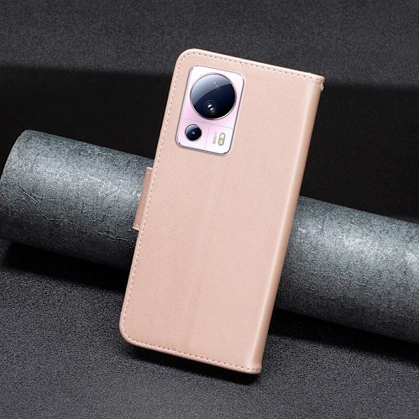 Butterfly läder Xiaomi 13 Lite / Xiaomi Civi 2 fodral - Rosa Rosa