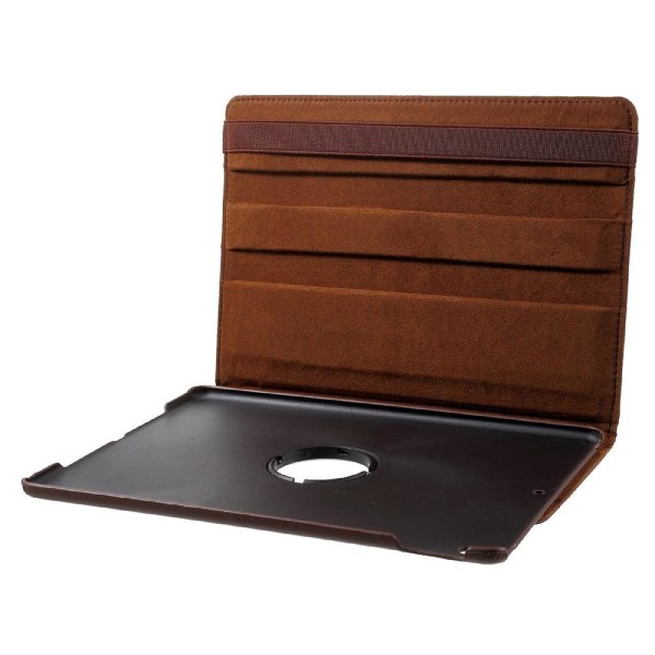 iPad Pro 10.5 Læder etui med roterende stand - Brun Brown