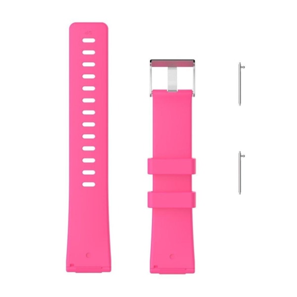 Fitbit Versa blød TPE urrem - Størrelse: L / Rose Pink