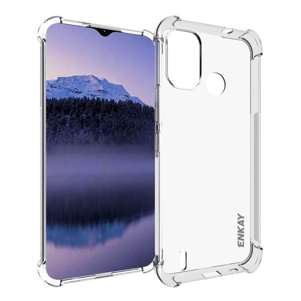 ENKAY klart faldsikkert etui til Nokia G11 Plus Transparent