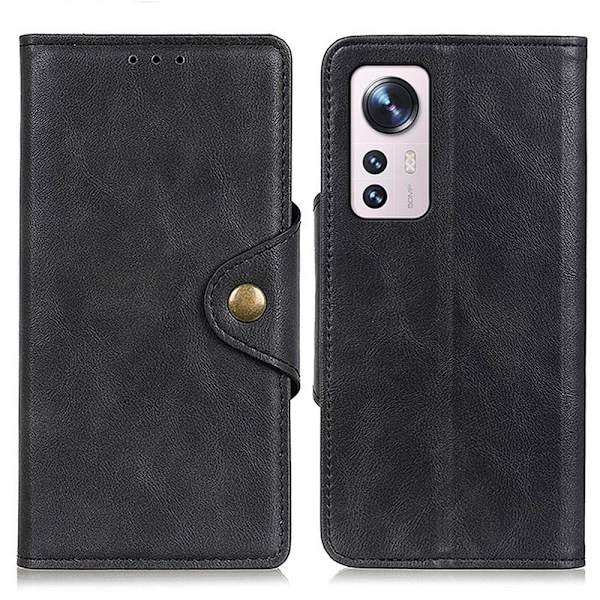 Alpha Xiaomi 12 Pro Flip Etui - Sort Black