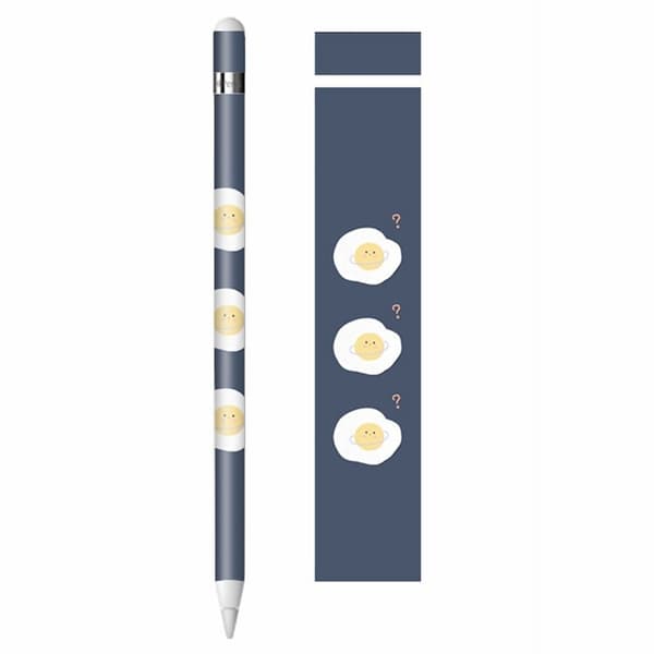 Sejt klistermærke til Apple Pencil - Tre Æg Blue