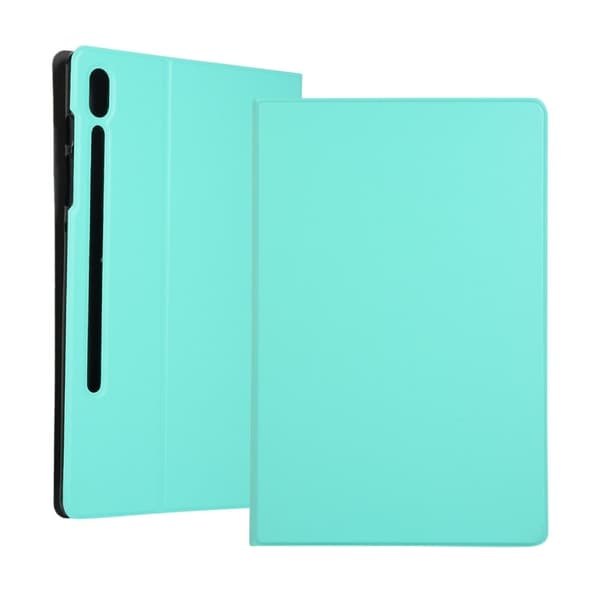 Shockproof Vegan Leather Shockproof Folio Stand Tablet Case Cover Protector Lenovo Tab P12 Pro - Green Green