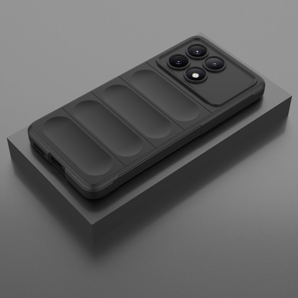 Blødt grebsformet Xiaomi Redmi K70E cover - Sort Black