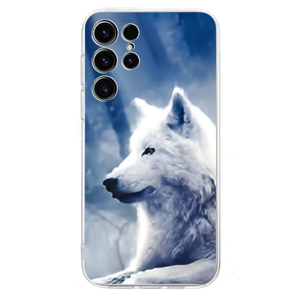Vibe Samsung Galaxy S25 Ultra skal - Vit Varg Blå