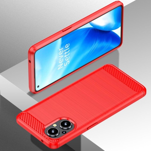 Carbon Flex Etui OnePlus Nord N20 5G - Rød Red