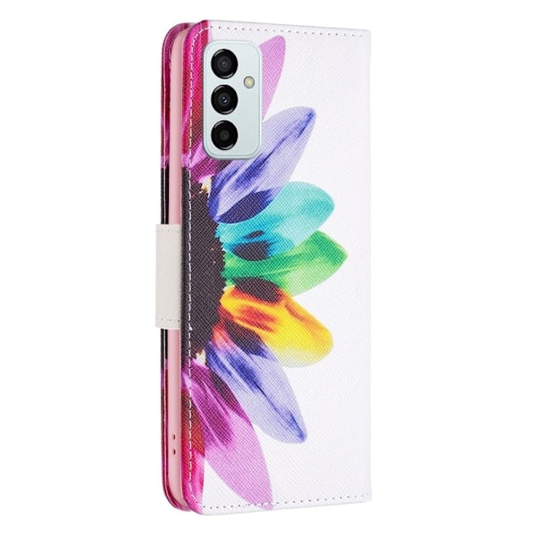 Wonderland Samsung Galaxy M23 flip kuoret - Auringonkukka Multicolor