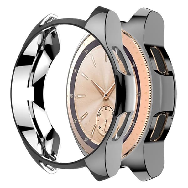 Samsung Gear S2 / Galaxy Watch 42mm galvaniseret Ramme etui - Grå Silver grey
