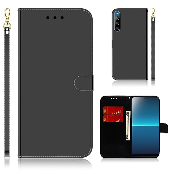 Mirror Sony Xperia L4 Etui - Sort Black