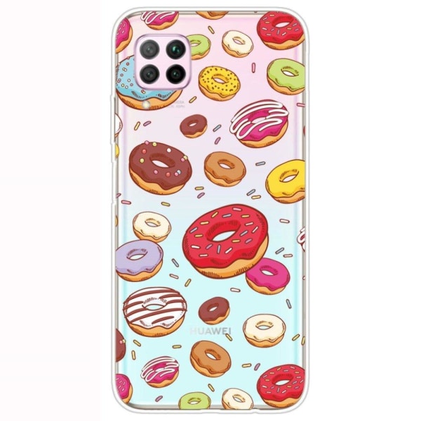Deco Huawei P40 Lite / Nova 6 SE Cover - Donuts Multicolor