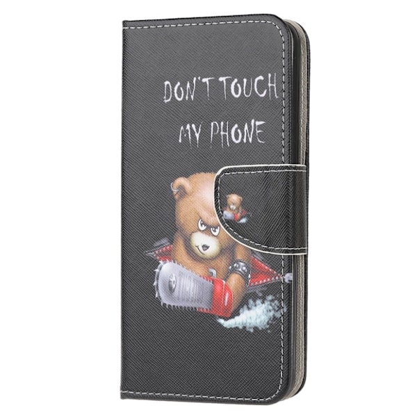 Wonderland Samsung Galaxy A71 etui – Vred Bjørn og Advarsel Multicolor