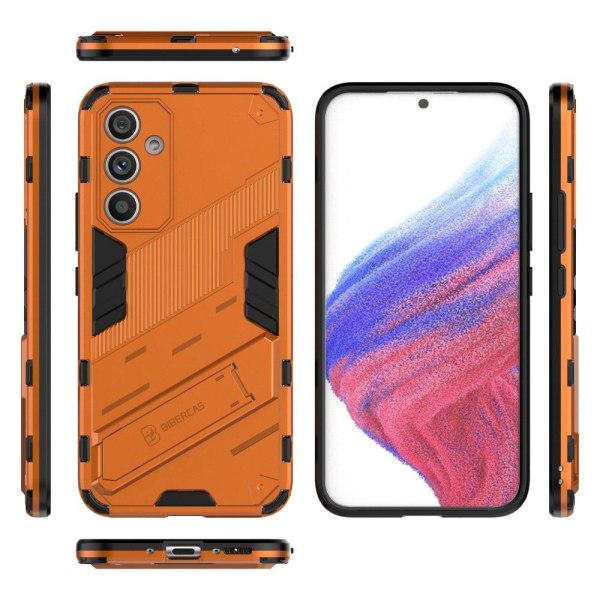 Iskunkestävä hybridikotelo Samsung Galaxy A54 - Oranssi Orange