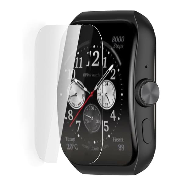 Oppo Watch 3 Pro cover with screen protector - Black Svart