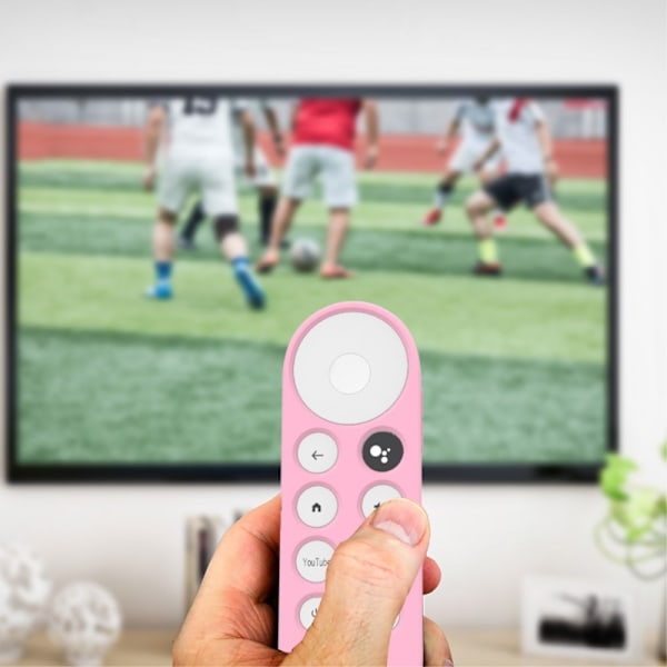 Google Chromecast 2020 TV X-stil silikonöverdrag - Röd Röd