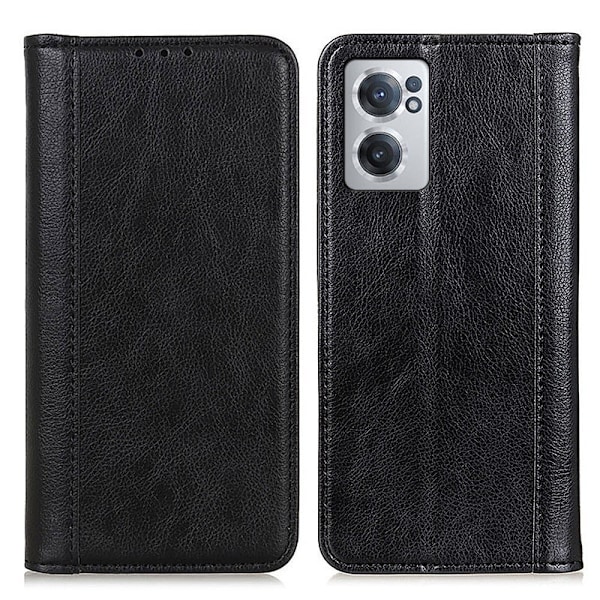 Aito nahkakotelo magneettisuljuksella OnePlus Nord CE 2 5G - Musta Black
