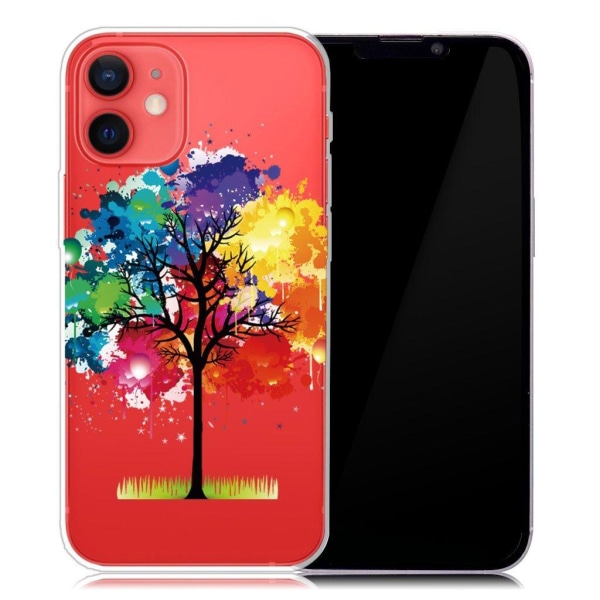 Deco iPhone 13 Mini skal - Färgglatt Träd multifärg