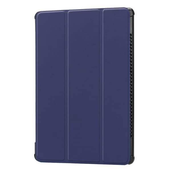 Huawei MediaPad M5 10 Etui laget av plastikk og kunstlær - Blå Blue